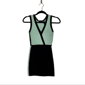 Guess by Marciano Layna Bodycon Dress | Black and Mint